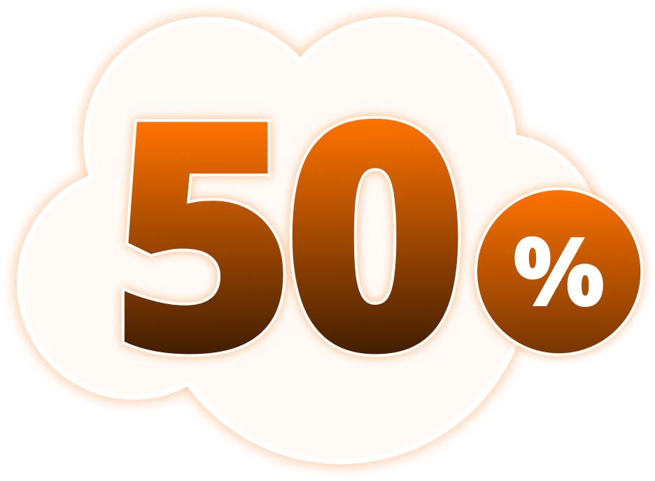 50%